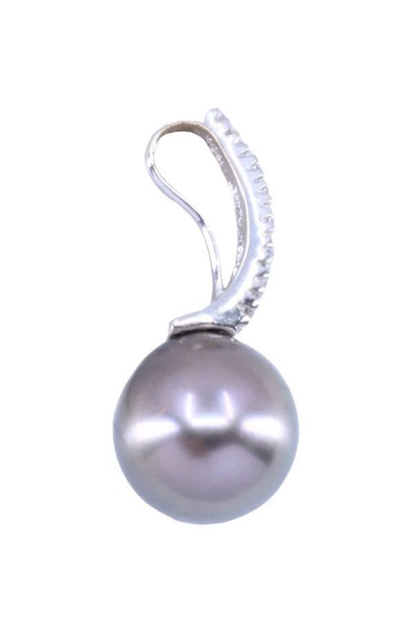 PENDENTIF PERLE DE TAHITI ET DIAMANTS — vue 3