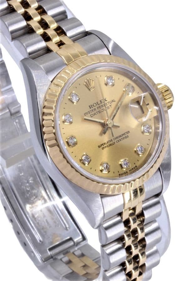 ROLEX DATEJUST LADY DIAMONDS DIAL — vue 3