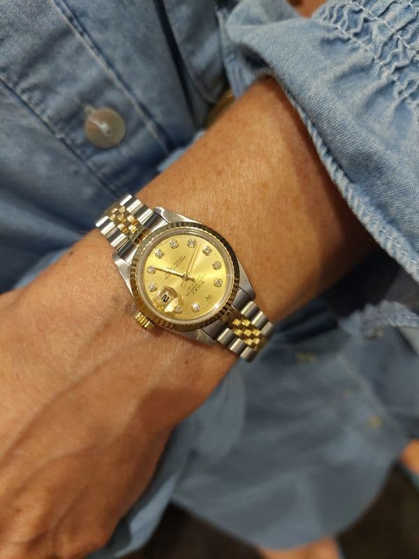 ROLEX DATEJUST LADY DIAMONDS DIAL — vue 2