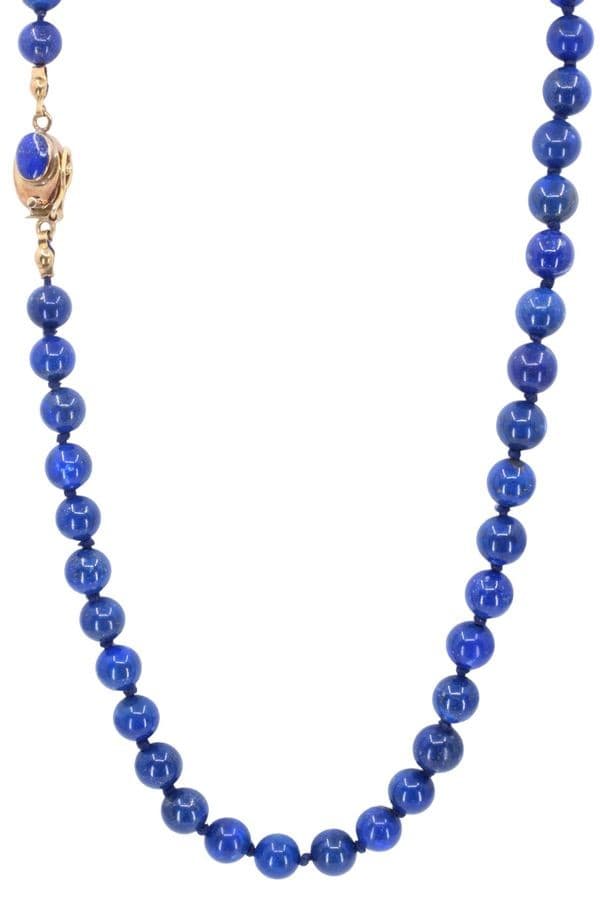 COLLIER LAPIS LAZULI — vue 1