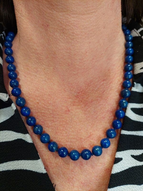 COLLIER LAPIS LAZULI — vue 2