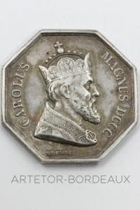 Jeton Charlemagne 1847 — vue 1