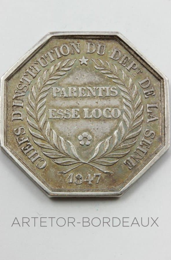 Jeton Charlemagne 1847 — vue 2