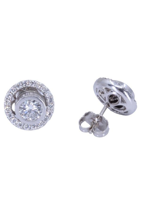 CLOUS MODERNES DIAMANTS 0.45 CARAT — vue 3