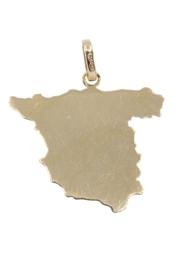 PENDENTIF CARTE DE L'ESPAGNE — vue 3