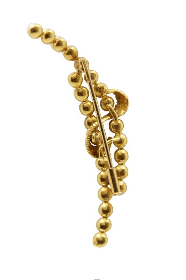 BROCHE PERLES ANNÉES 50' — vue 2