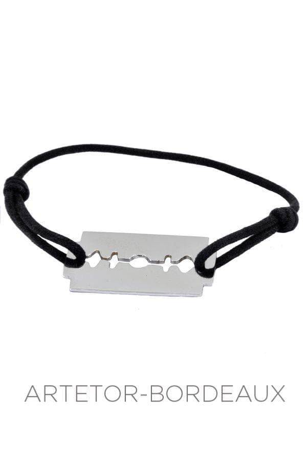 Bracelet cordon lame de rasoir — vue 1