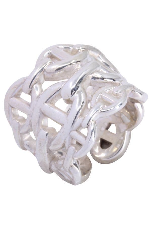 BAGUE  HERMÈS CHAINE D'ANCRE ENCHAINÉE — vue 3