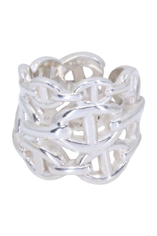 BAGUE  HERMÈS CHAINE D'ANCRE ENCHAINÉE