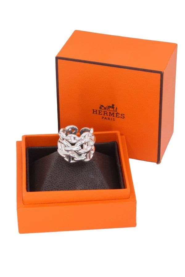 BAGUE  HERMÈS CHAINE D'ANCRE ENCHAINÉE — vue 5