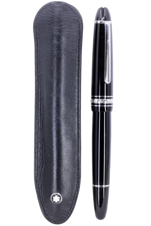 STYLO PLUME MONTBLANC MEISTERSTÜCK CLASSIQUE PLATINÉ + ÉTUI — vue 2