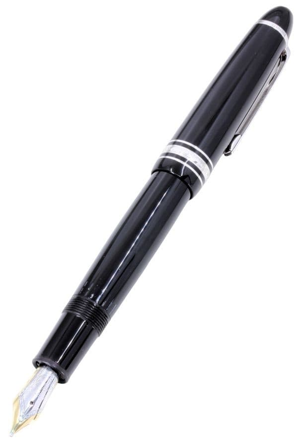 STYLO PLUME MONTBLANC MEISTERSTÜCK CLASSIQUE PLATINÉ + ÉTUI — vue 1