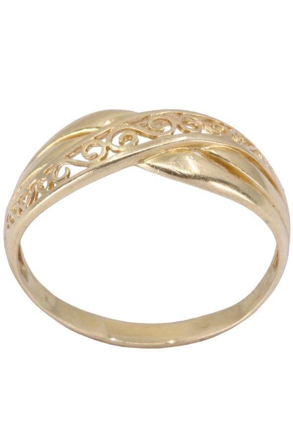 BAGUE MODERNE FILIGRANE — vue 1