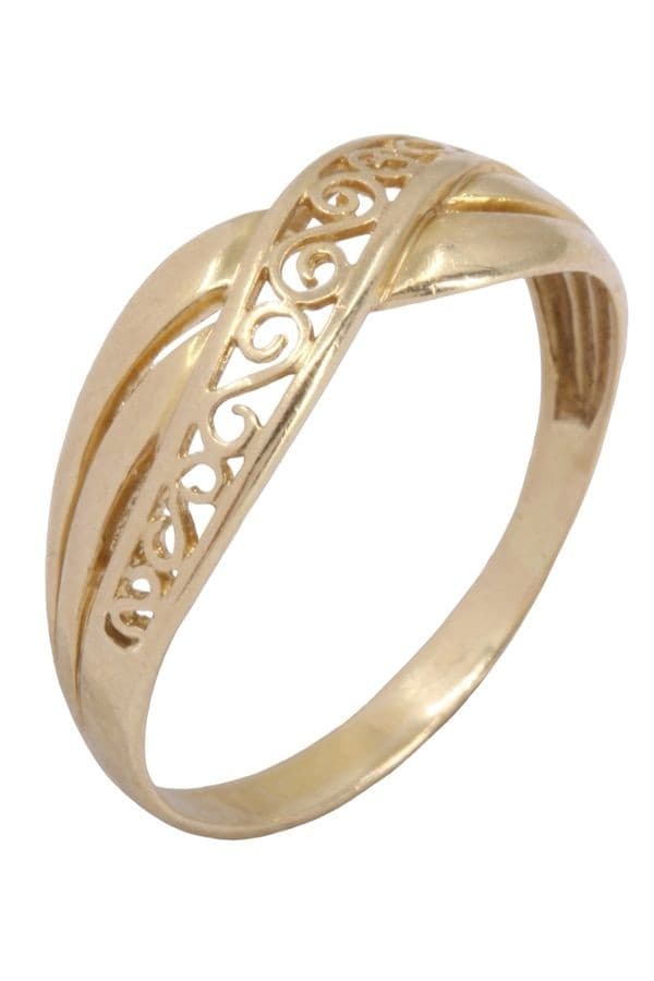 BAGUE MODERNE FILIGRANE — vue 5