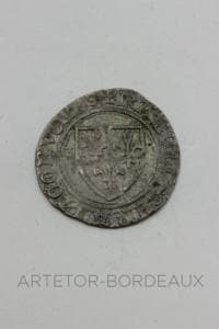 1/2 blanc dit Guénar Charles VI — vue 1