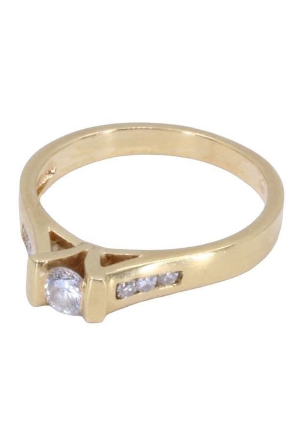 BAGUE STYLE SOLITAIRE DIAMANTS — vue 3