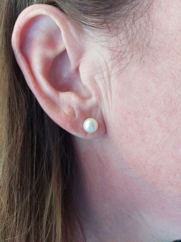 BOUCLES D'OREILLES PERLES — vue 2
