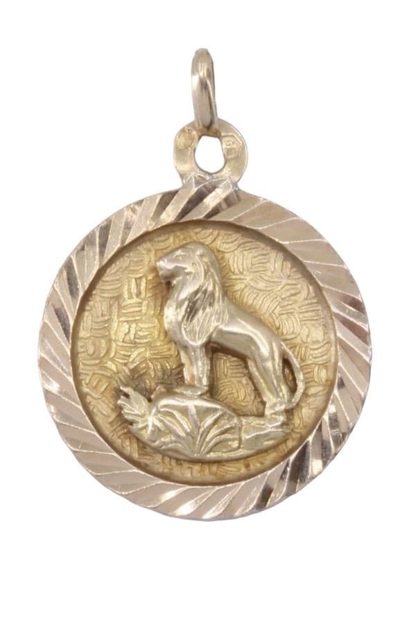 PENDENTIF SIGNE LION — vue 1