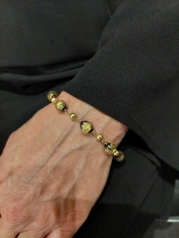 BRACELET PERLES DE VERRE — vue 2