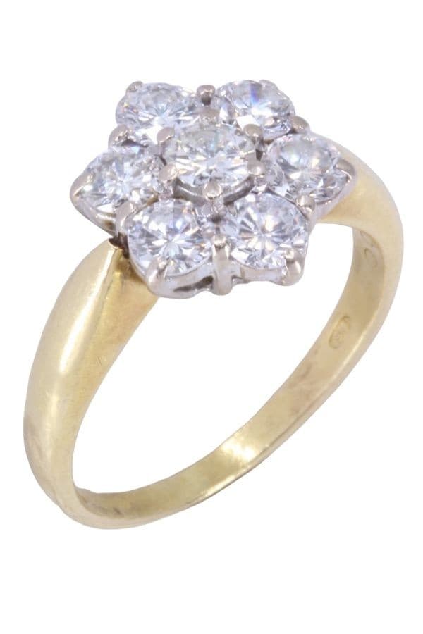 BAGUE FLEUR DIAMANTS — vue 3