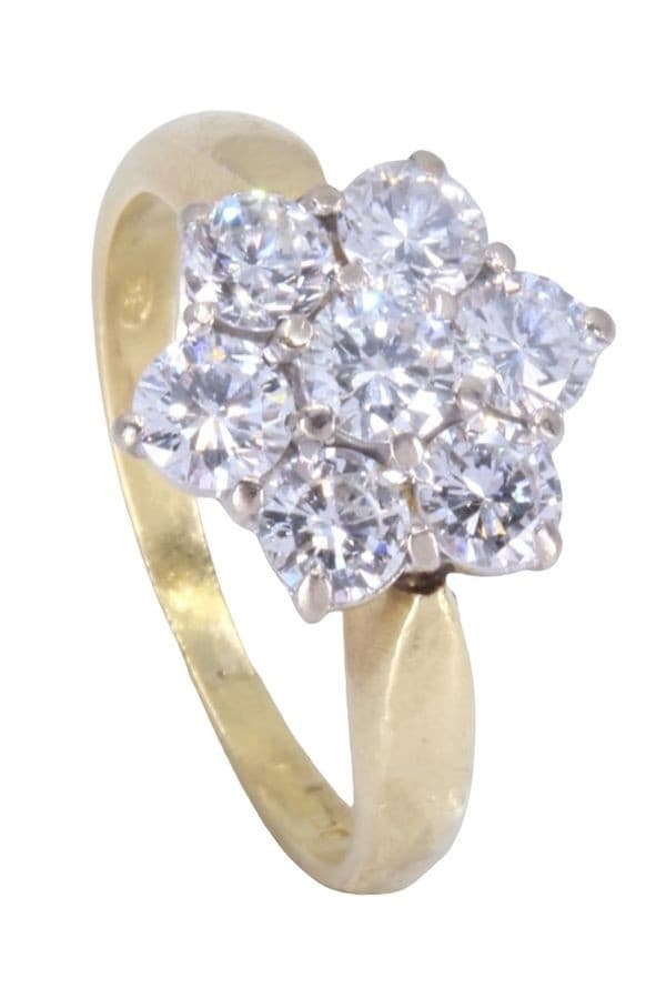 BAGUE FLEUR DIAMANTS — vue 5
