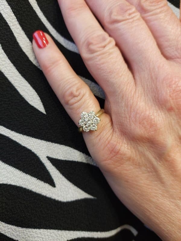 BAGUE FLEUR DIAMANTS — vue 2