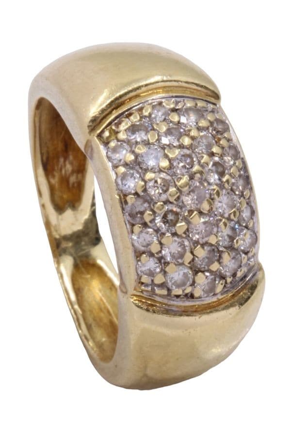 BAGUE PAVAGE DIAMANTS — vue 4