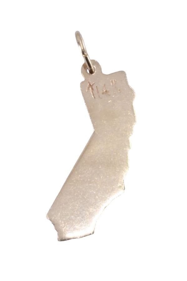 PENDENTIF CARTE DE LA CALIFORNIE — vue 3