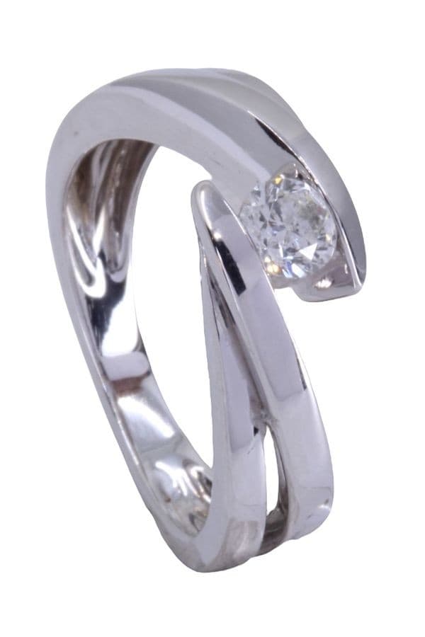 SOLITAIRE DIAMANT 0.25 CARAT — vue 4