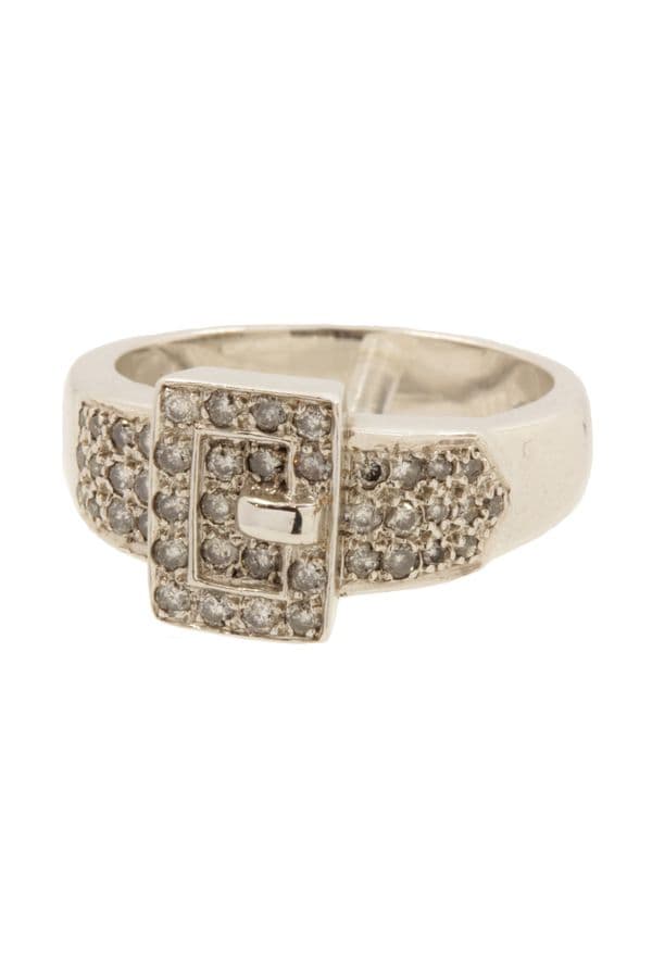 BAGUE CEINTURE DIAMANTS — vue 2