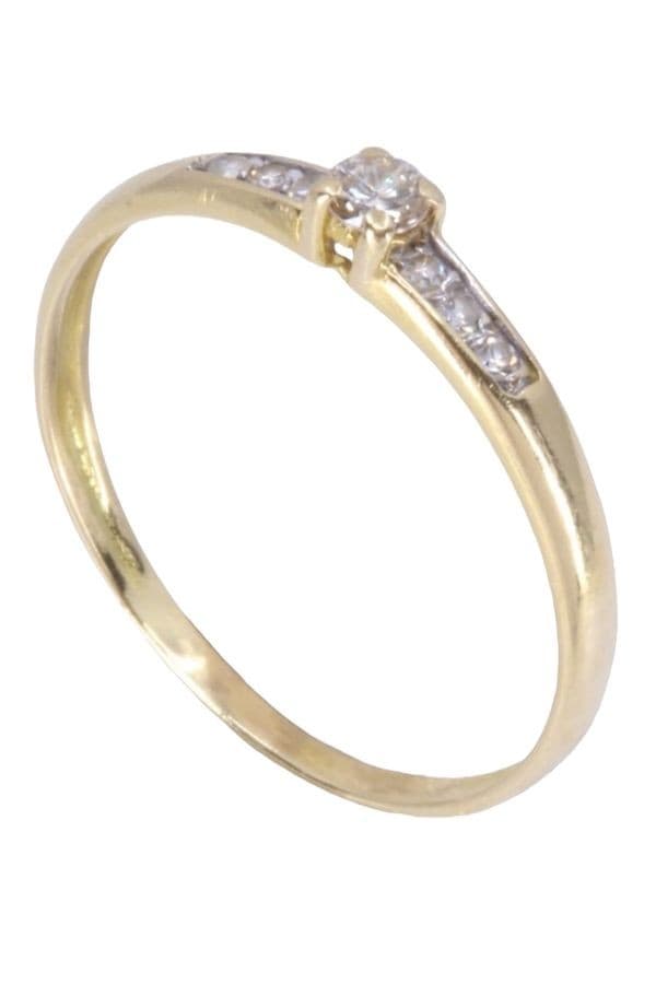 SOLITAIRE DIAMANTS 0.07 CARAT — vue 4