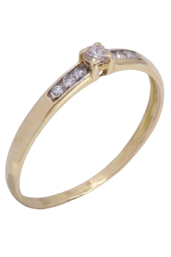 SOLITAIRE DIAMANTS 0.07 CARAT — vue 3