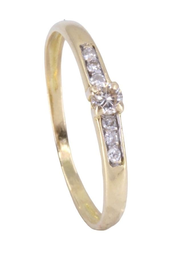 SOLITAIRE DIAMANTS 0.07 CARAT — vue 5