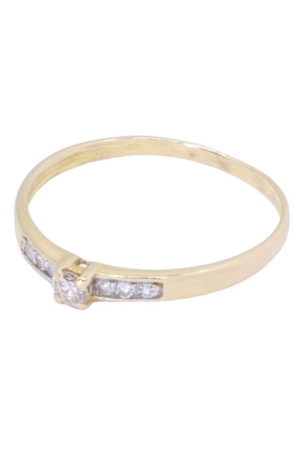SOLITAIRE DIAMANTS 0.07 CARAT — vue 6