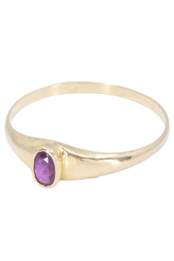 BAGUE JONC RUBIS — vue 6