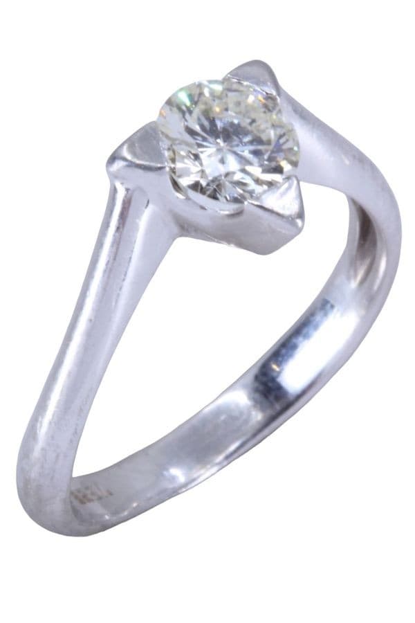 SOLITAIRE DIAMANT 0.60 CARAT — vue 3