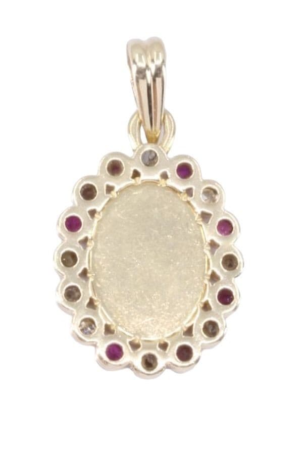 MÉDAILLE D'AMOUR AUGIS  RUBIS ET DIAMANTS — vue 3