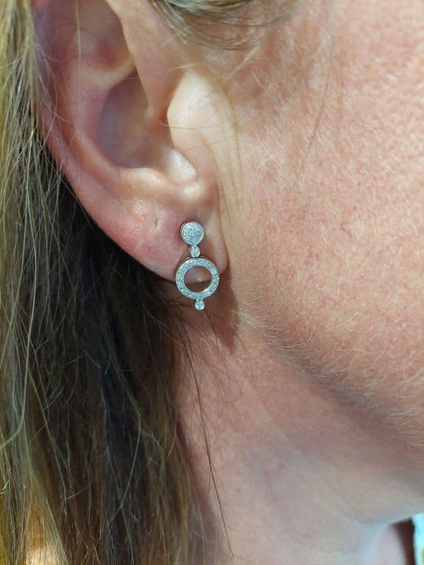 ANTONINI - BOUCLES D'OREILLES DIAMANTS — vue 2