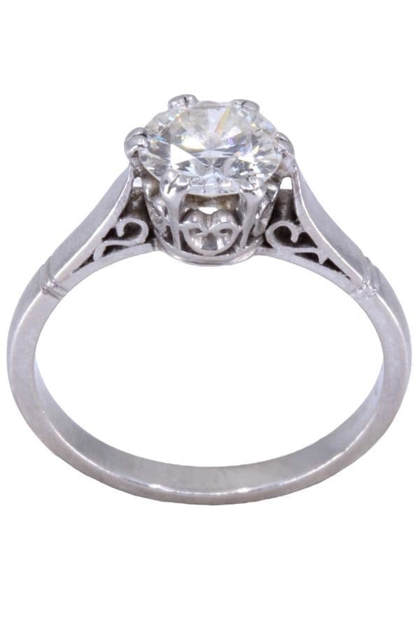 SOLITAIRE ANCIEN DIAMANT 1.20 CARAT