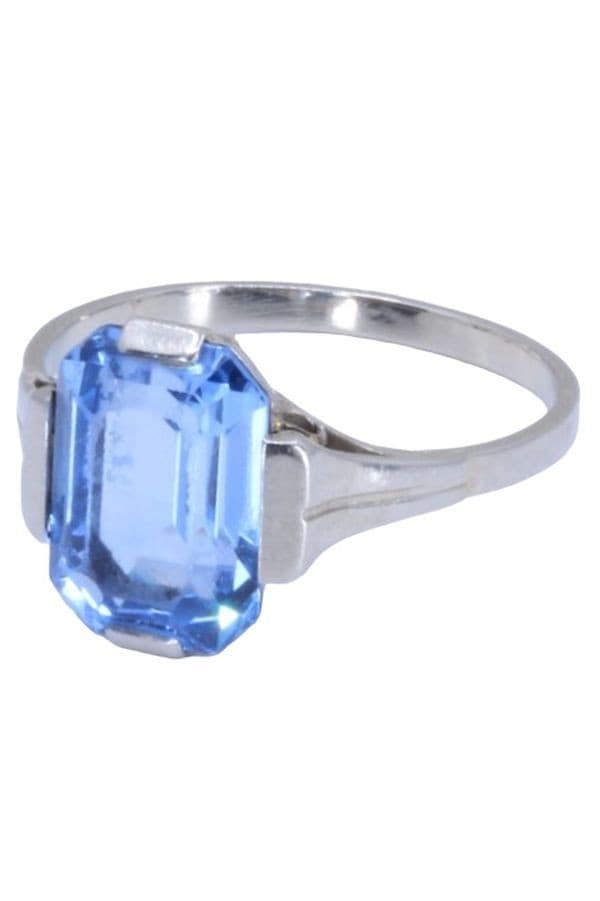 BAGUE TOPAZE ART DÉCO — vue 6