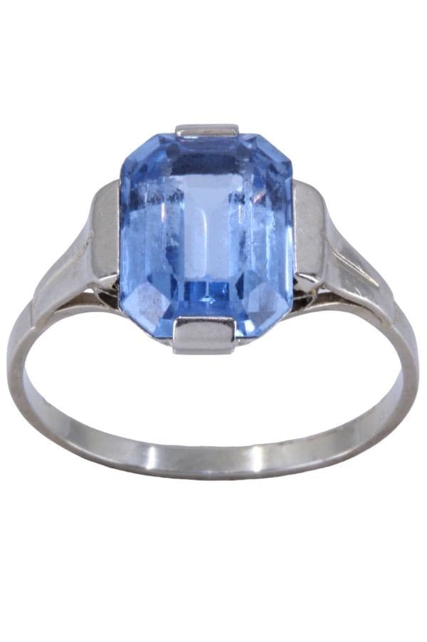 BAGUE TOPAZE ART DÉCO — vue 1