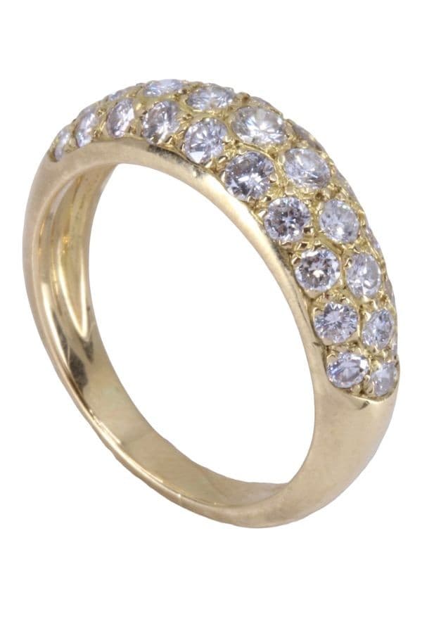 BAGUE PAVAGE DIAMANTS — vue 4