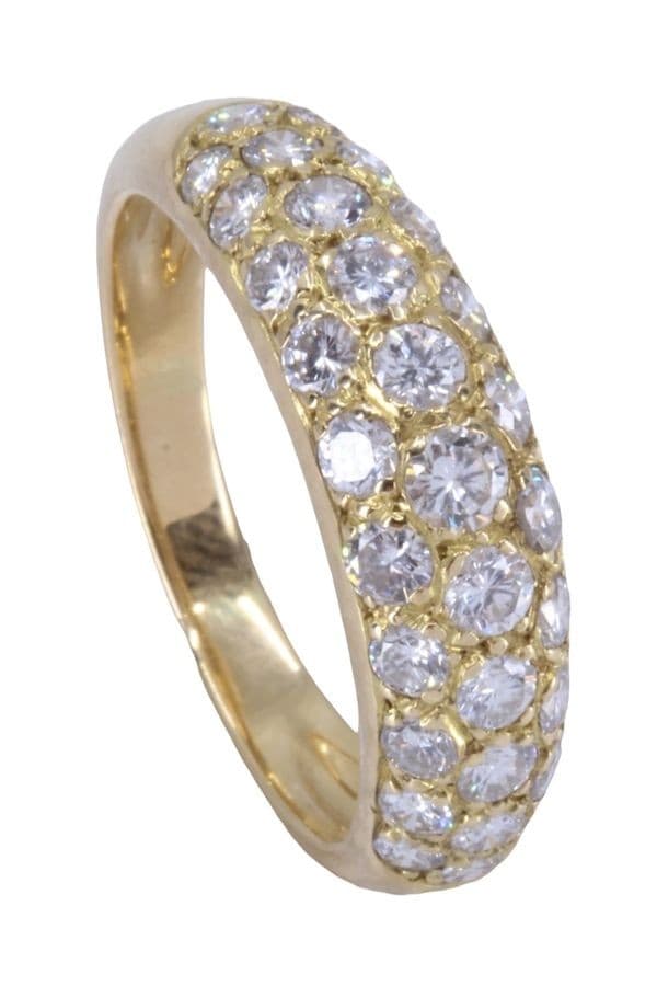 BAGUE PAVAGE DIAMANTS — vue 5