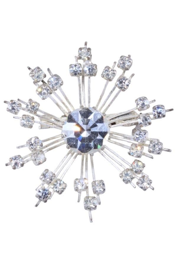 BROCHE FANTAISIE ÉTOILE STRASS — vue 1