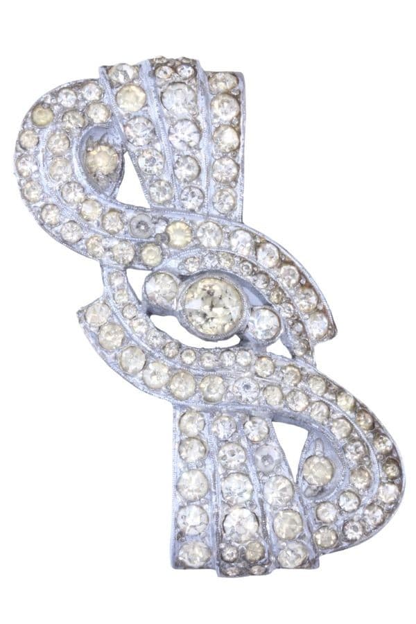 BROCHE FANTAISIE STRASS — vue 1
