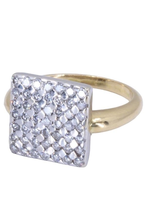 BAGUE PAVAGE DIAMANTS — vue 6