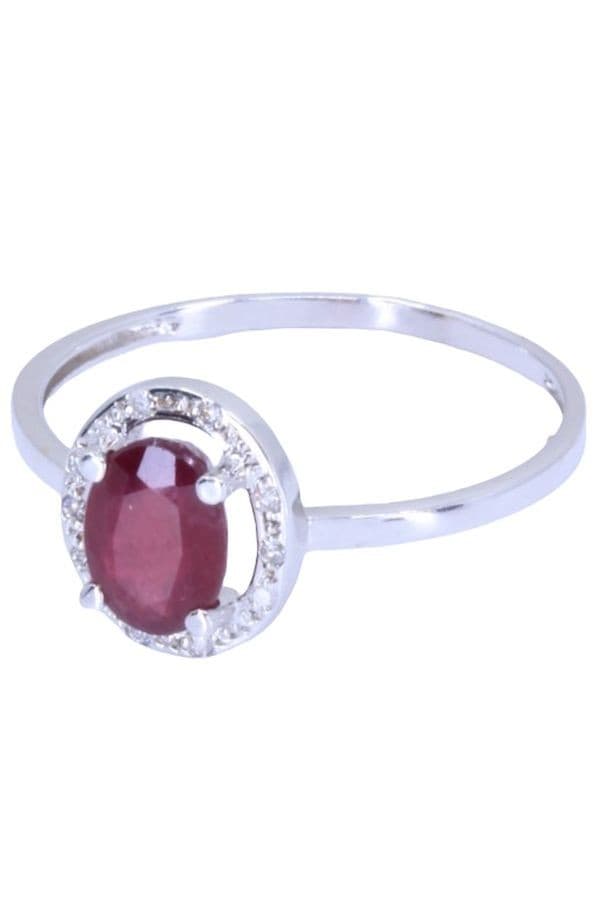 BAGUE RUBIS ET DIAMANTS — vue 6