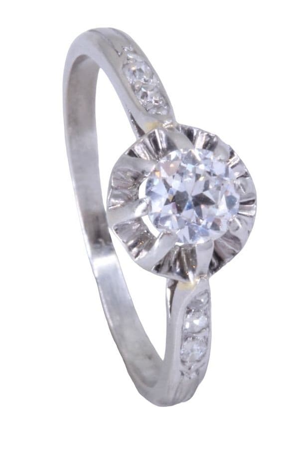 SOLITAIRE DIAMANT 0.35 CARAT — vue 4