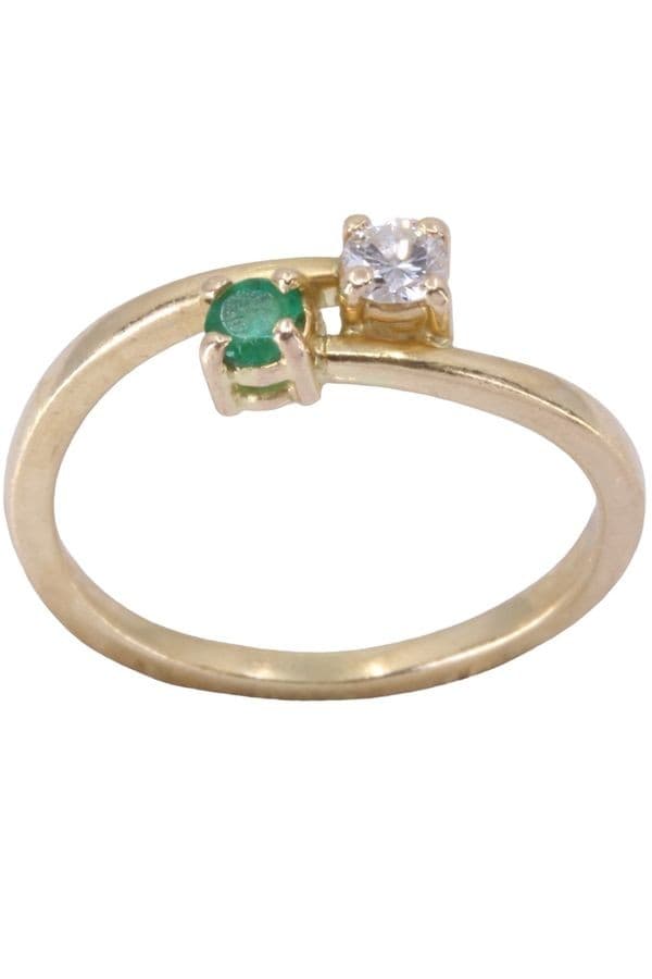 TOI ET MOI ÉMERAUDE ET DIAMANT — vue 1