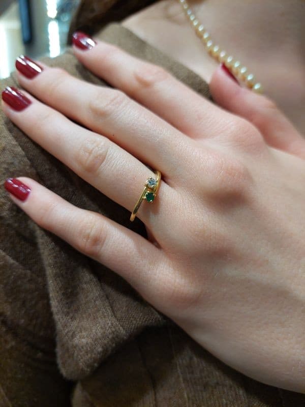 TOI ET MOI ÉMERAUDE ET DIAMANT — vue 2